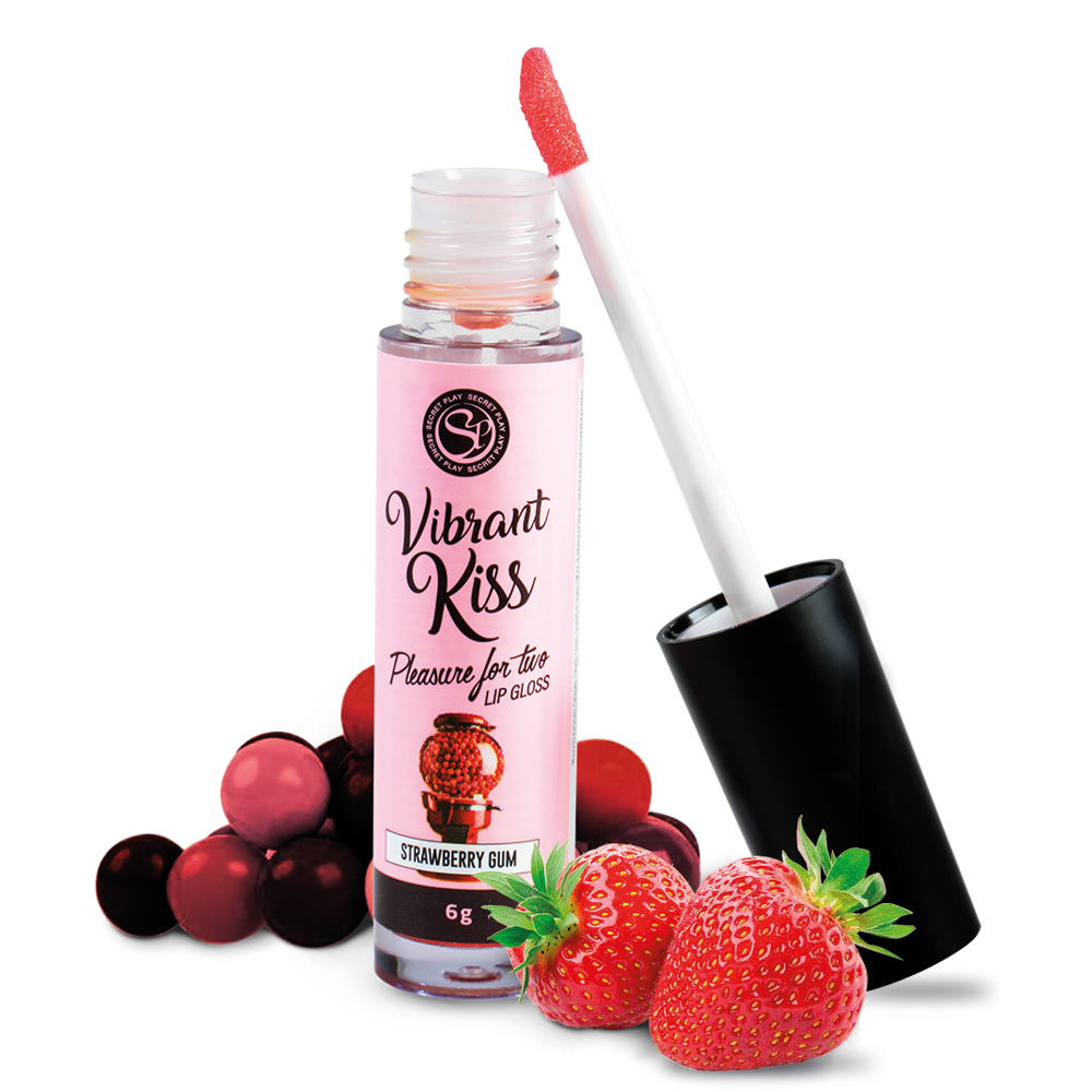 LIP GLOSS VIBRANT KISS - CHICLE DE FRESA
